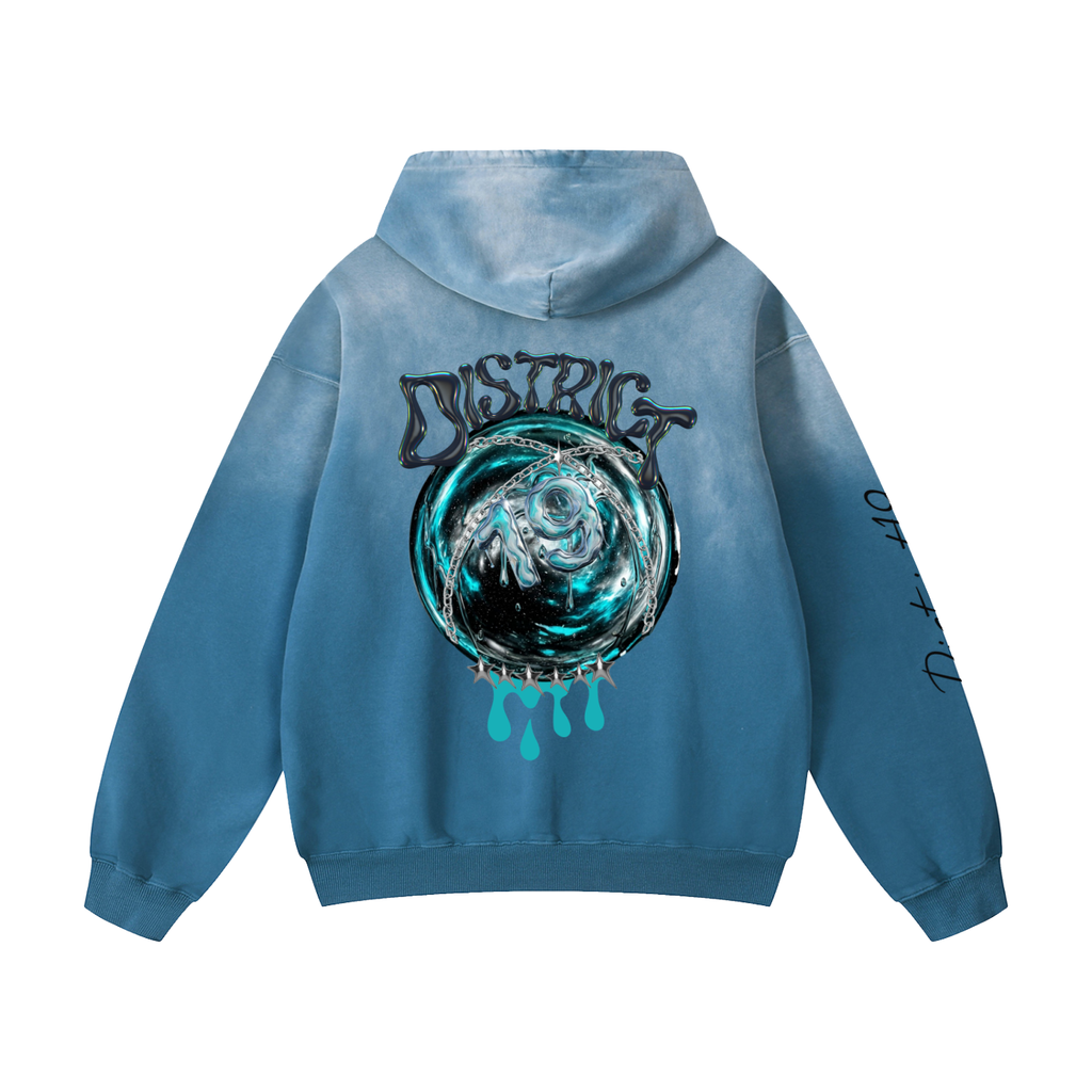 Water 4-Elements Heavyweight Sunfade Oversized Hoodie