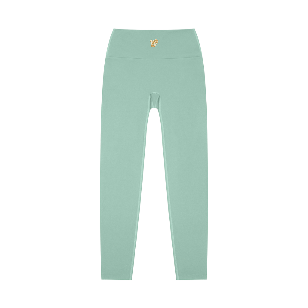 D19 Light Green High-Waisted Yoga Leggings