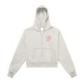 D19 Woman Essential Fleeced Zip-Up Cropped Hoodie