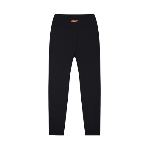 D19 Black High-Waisted Yoga Leggings