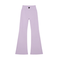 D19 Light Purple Women's High-Waisted Flare Leggings