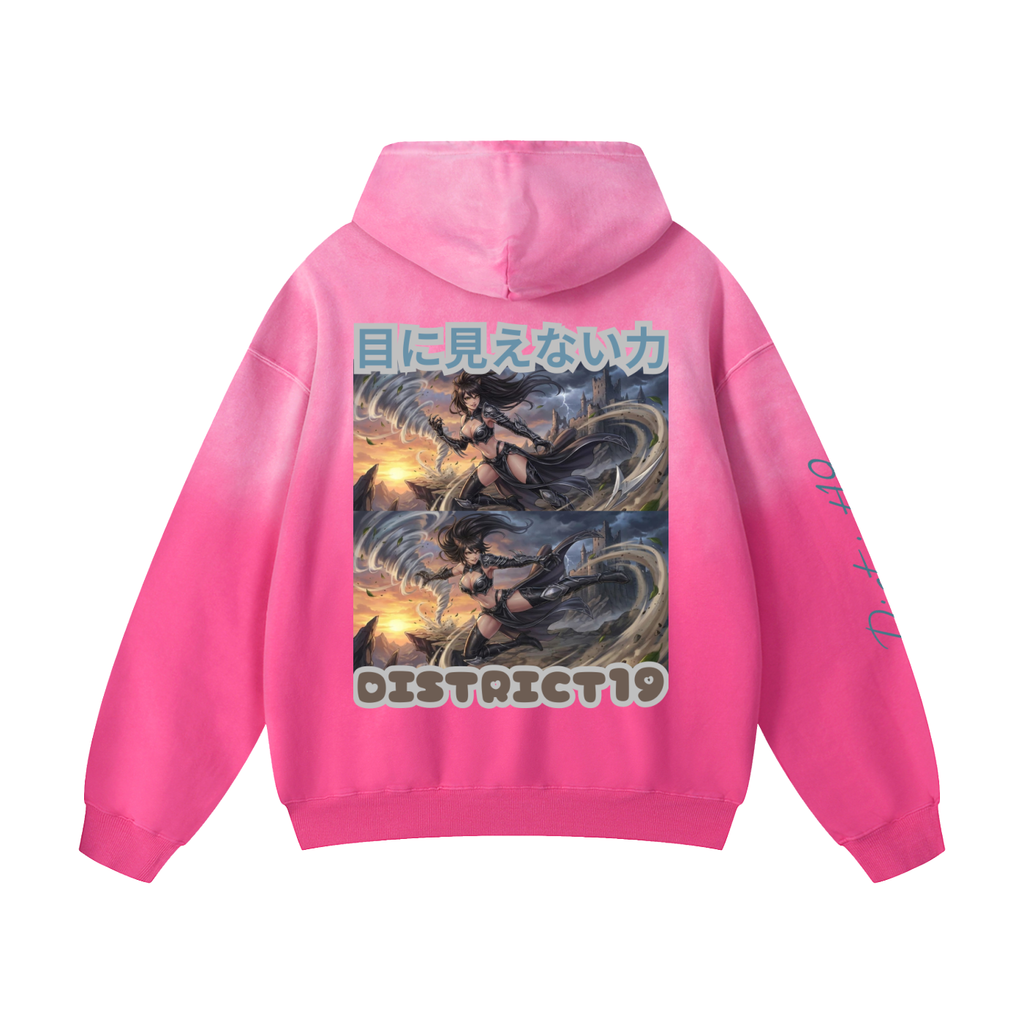 Wind 4-Elements Heavyweight Sunfade Oversized Hoodie