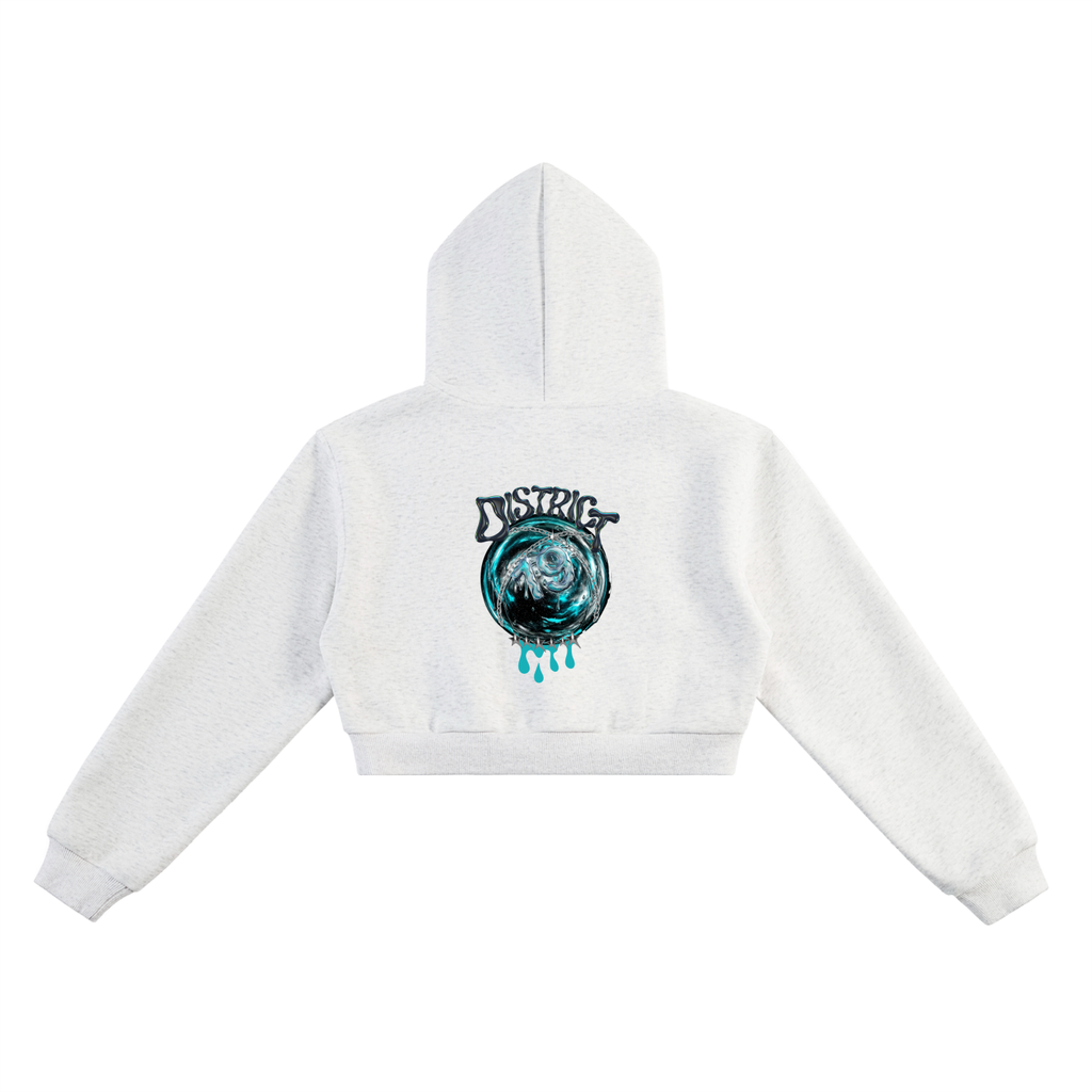 Water 4-E Woman Essential Cropped Hoodie
