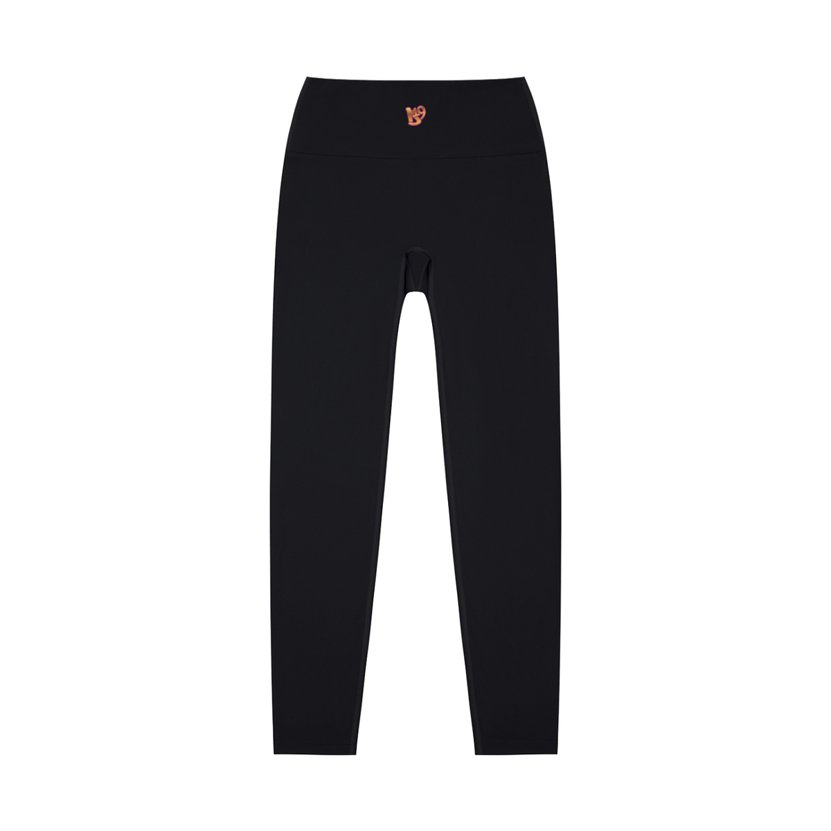 D19 Black High-Waisted Yoga Leggings