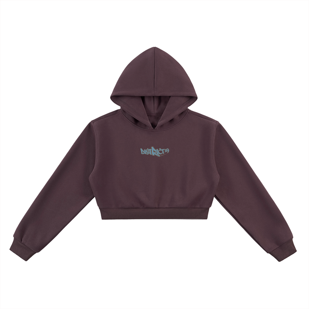 Wind 4-E Woman Essential Cropped Hoodie