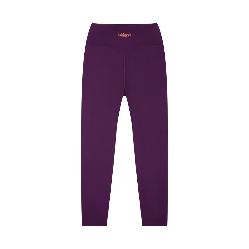 D19 Purple High-Waisted Yoga Leggings