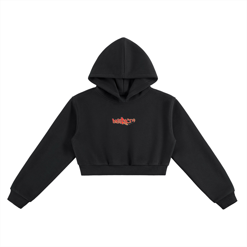 Fire 4-E Woman Essential Cropped Hoodie