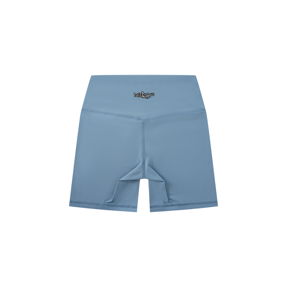 D19 Blue Women's High-Waisted Biker Shorts