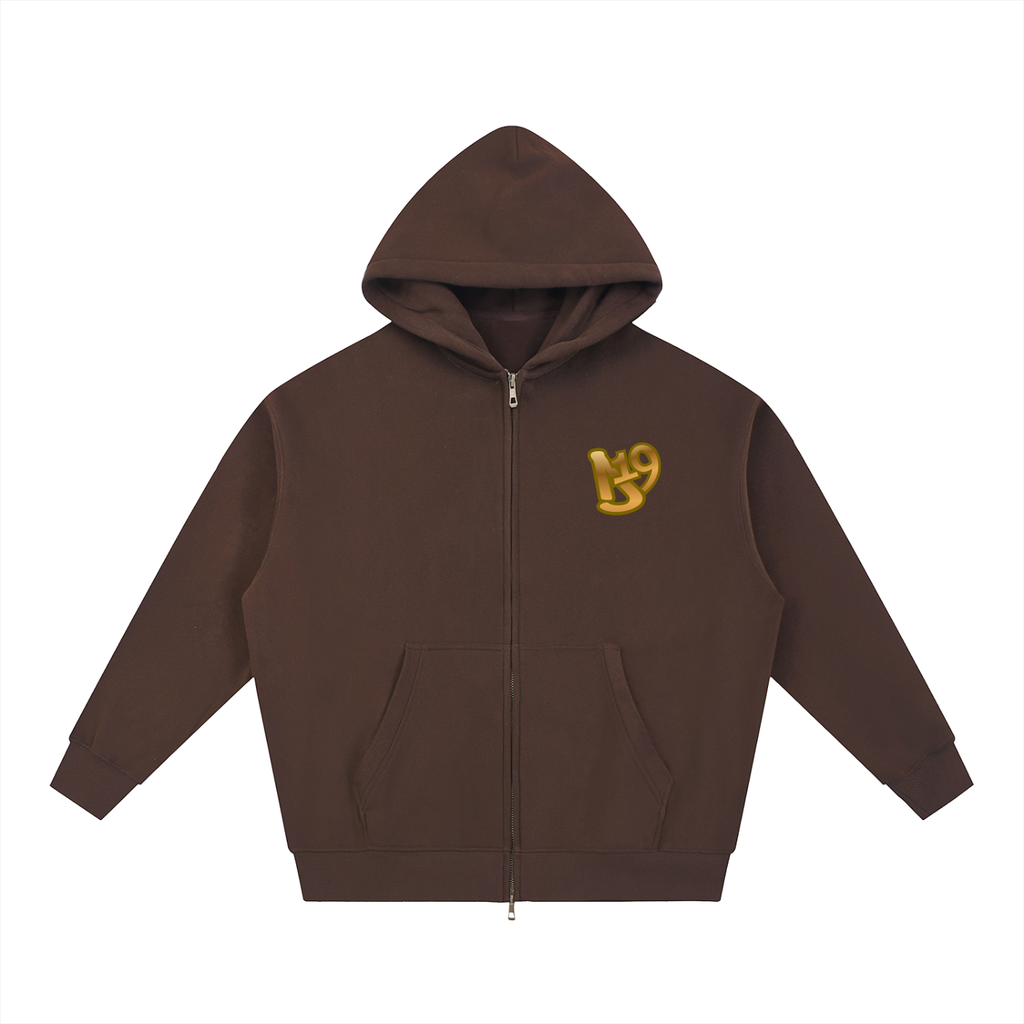 D19 Man Essential Oversized Fleece Boxy Hoodie