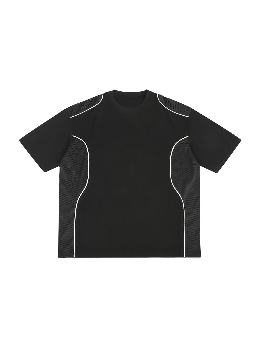 D19 Contrast Piped Panel T-Shirt