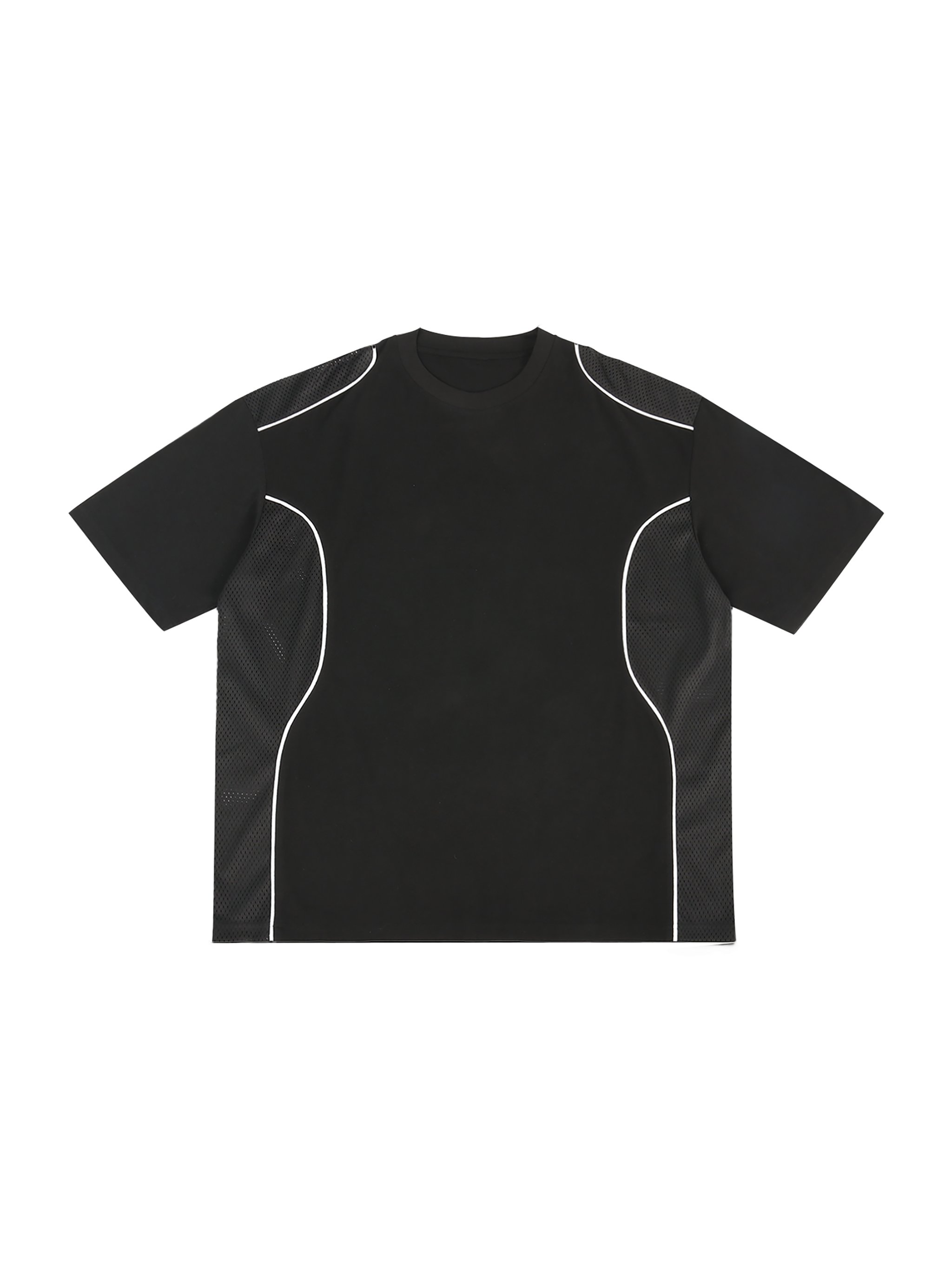 D19 Contrast Piped Panel T-Shirt