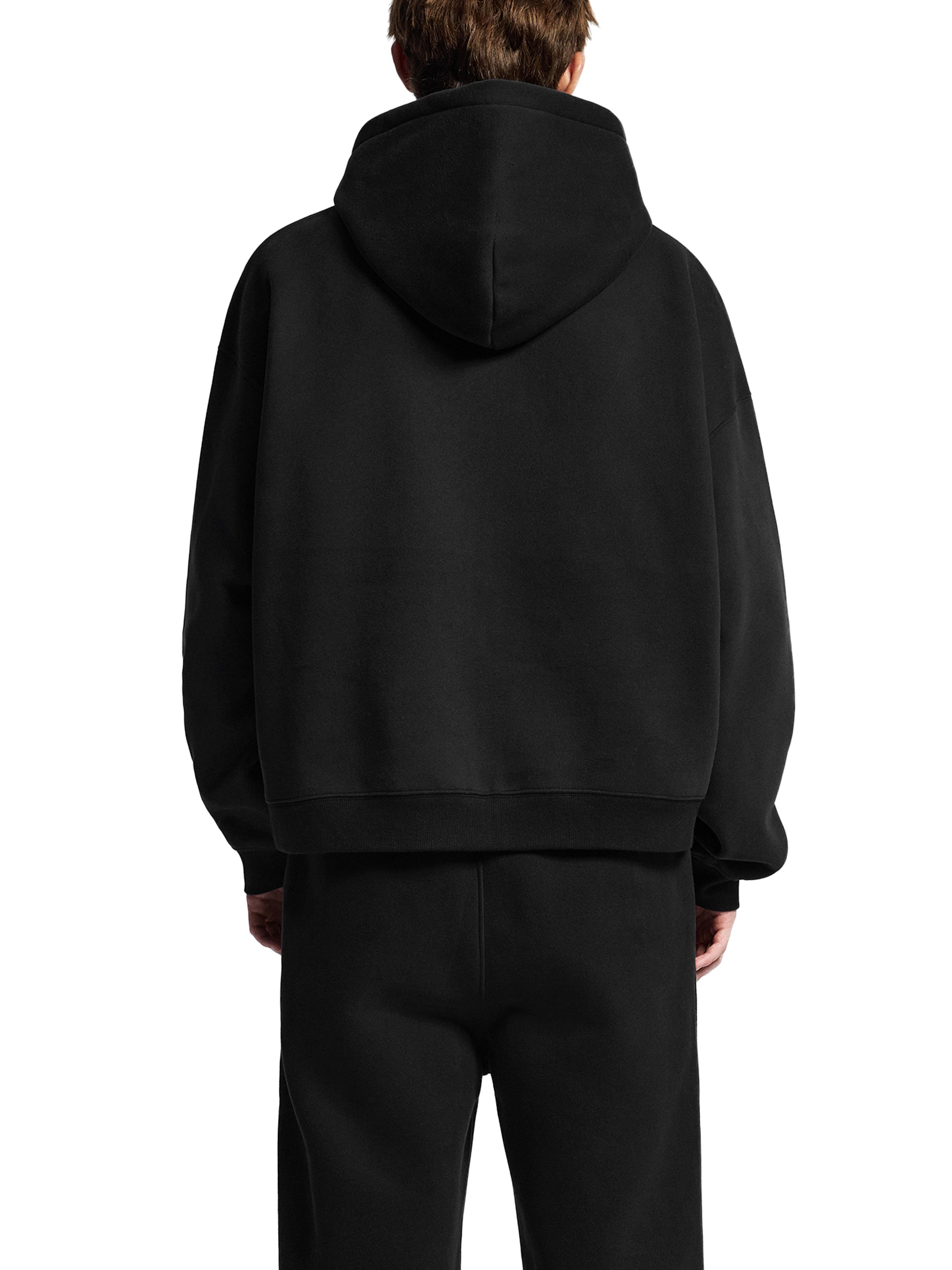 D19 Man Essential Oversized Fleece Boxy Hoodie