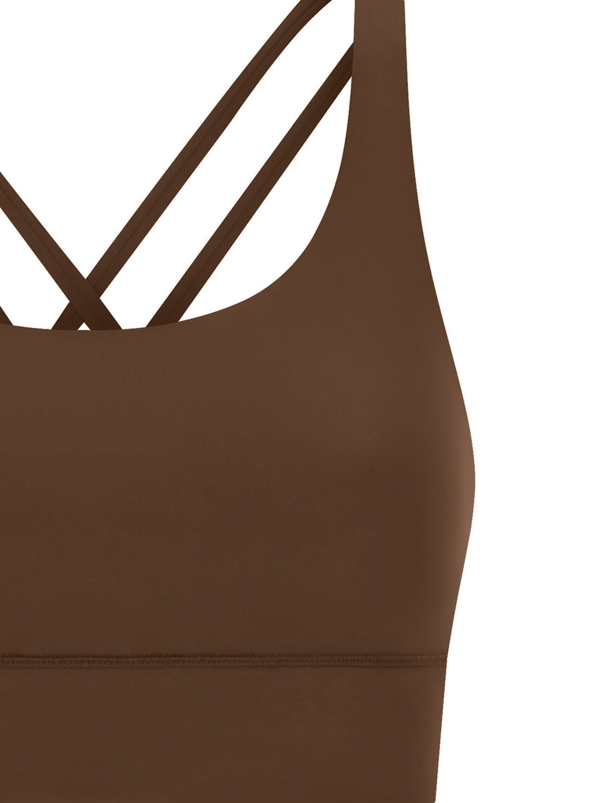 D19 Purple Strappy Criss-Cross Sports Bra